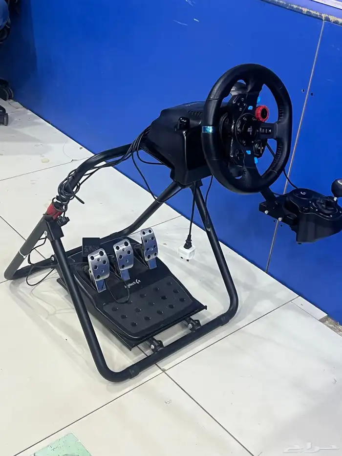 دركسون لوجيتيك G 29 مستعمل نظيف مع الجير والقاعدة 1