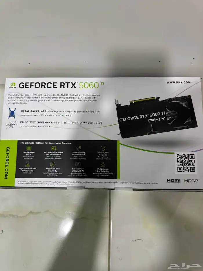 كرت شاشة RTX 5060 TI 16GB 16 جيجا 1