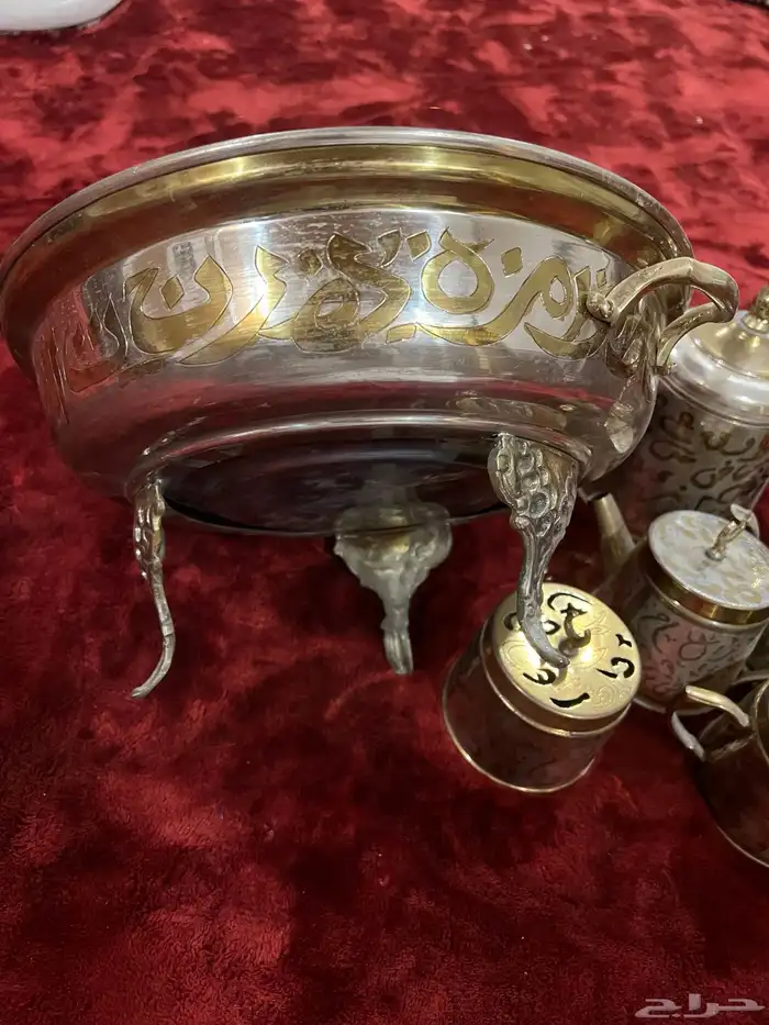 طقم تراثي من النحاس 2