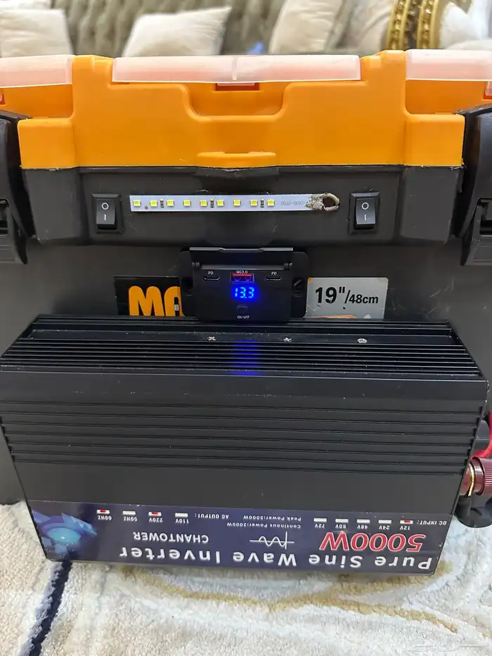 صندوق طاقه بطاريه للرحلات 180 أمبير ليثيوم مطوره فوسفات حديد 4