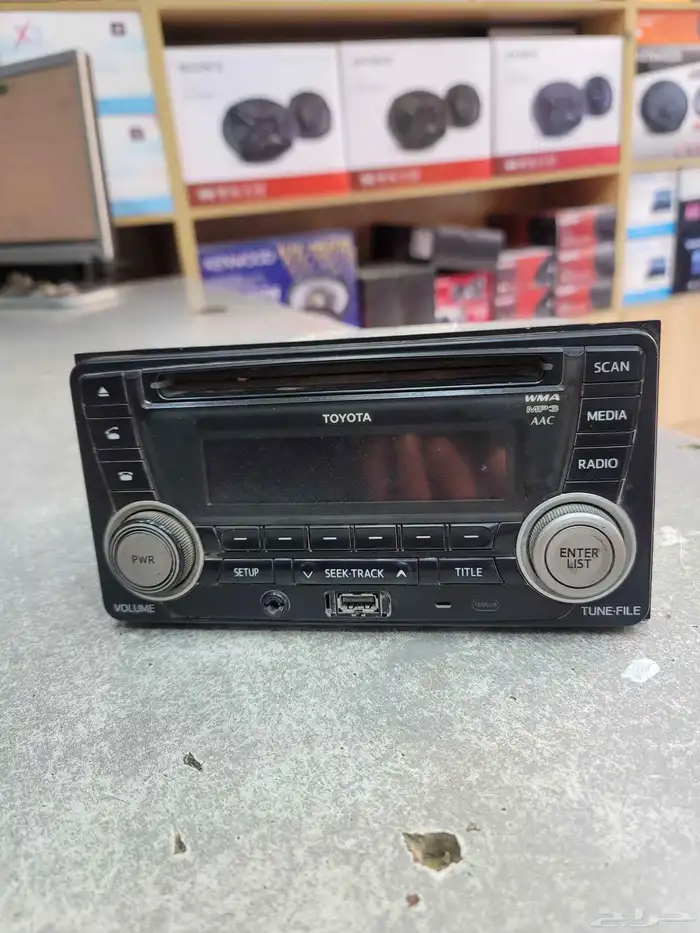 مسجل تايوتا فرارات فضي وكاله بلوتوث يوكس فلاش 0