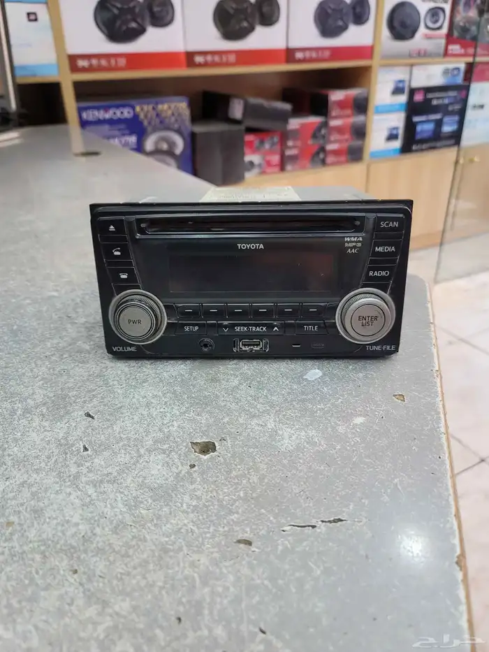 مسجل تايوتا فرارات فضي وكاله بلوتوث يوكس فلاش 1