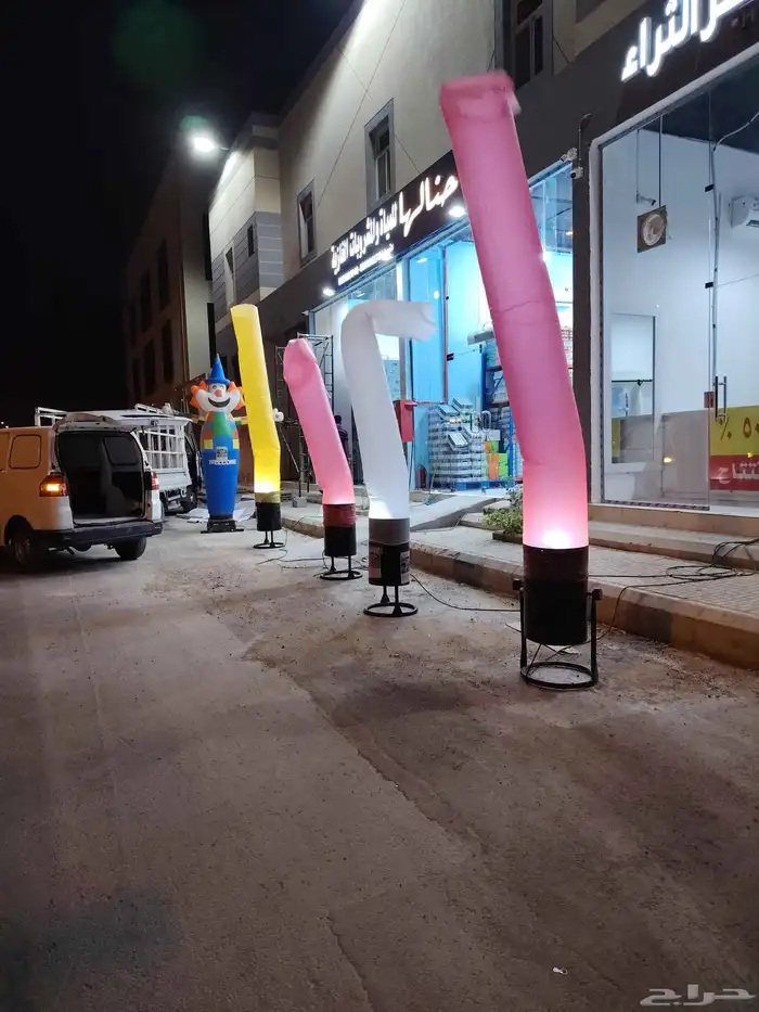 تاجير بالونات راقصه كشافات ريزلات شاشات كنب قهوجيين صبابين 9