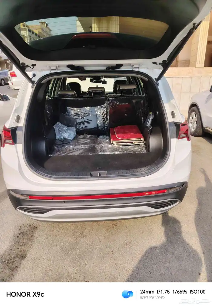 سنتافي 2021 فل كامل دبل فتحه سقف سبعه مقاعد تكيف خلفي 8