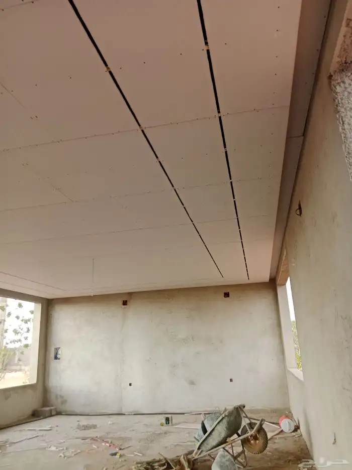 أنا معلم جبس بورد سيمنت بورد سقف مستعار فاصل جبس بورد شيبورد 0