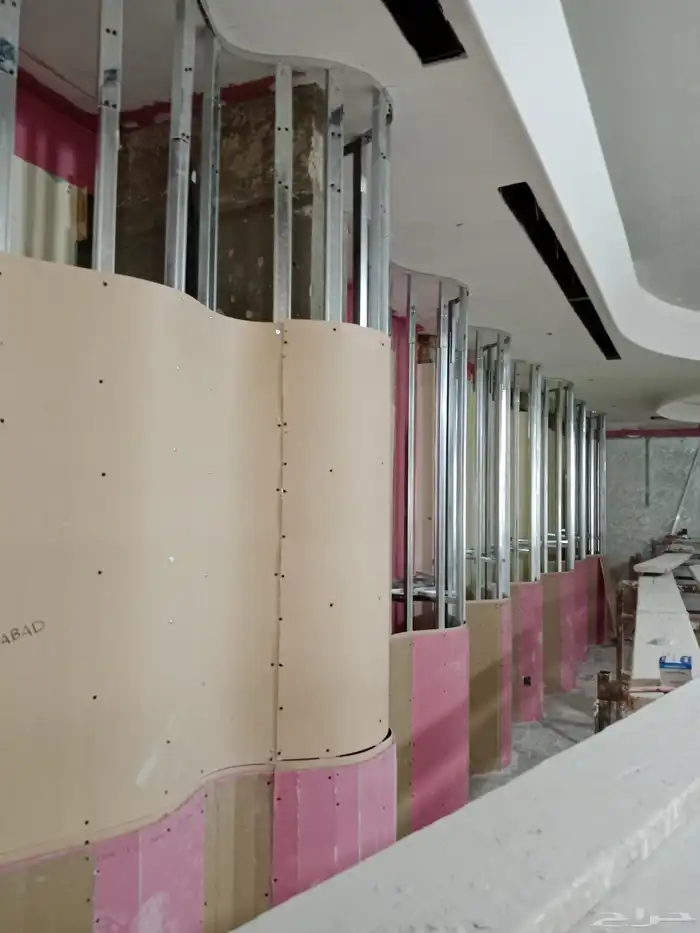 أنا معلم جبس بورد سيمنت بورد سقف مستعار فاصل جبس بورد شيبورد 37