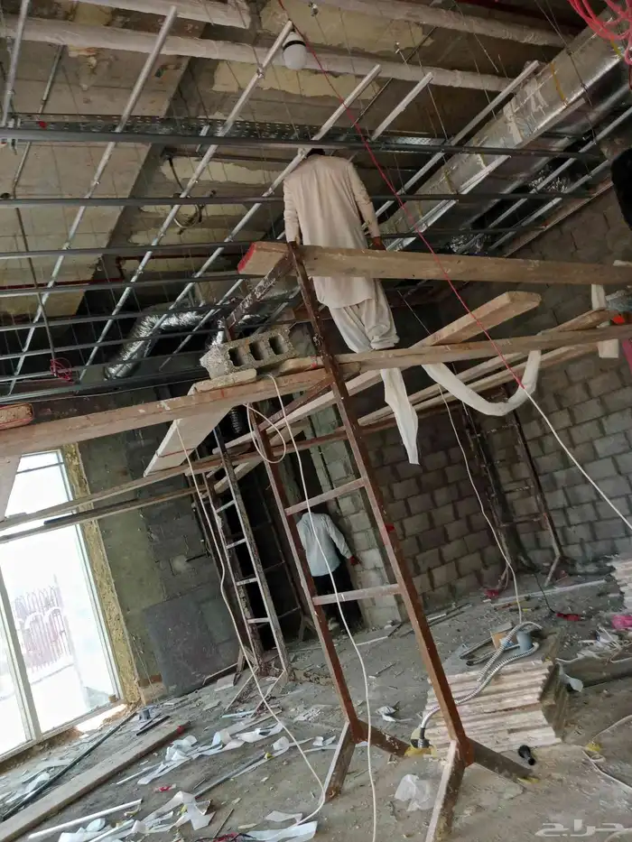 أنا معلم جبس بورد سيمنت بورد سقف مستعار فاصل جبس بورد شيبورد 42