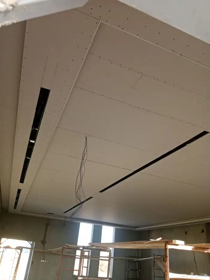 أنا معلم جبس بورد سيمنت بورد سقف مستعار فاصل جبس بورد شيبورد 19