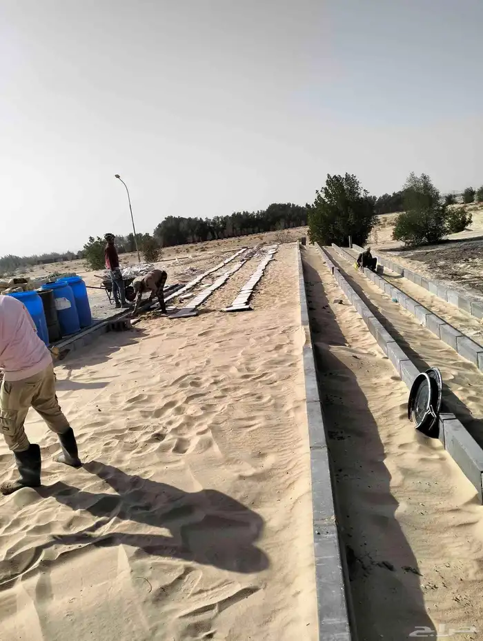 توريد وتركيب حجر عشوائي وشبكات الري الحديثة والثيل الطبيعي 6