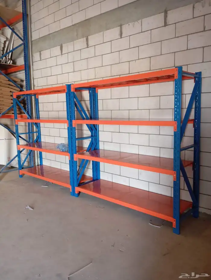 رفوف تخزين مستودعات 0