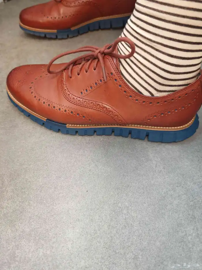 حذاء رجالي طبي جلد طبيعي كول هان اول لبسة فقط Cole haan 1