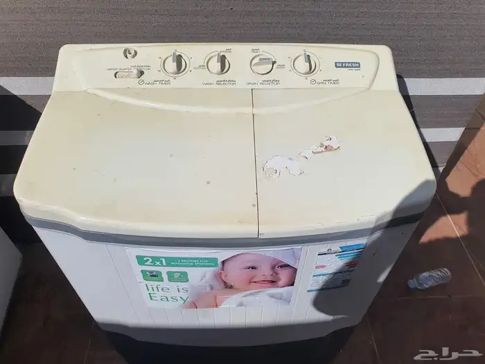 غسالة 5 كيلو شبه جديده لم تستعمل الا 3 اشهر 0