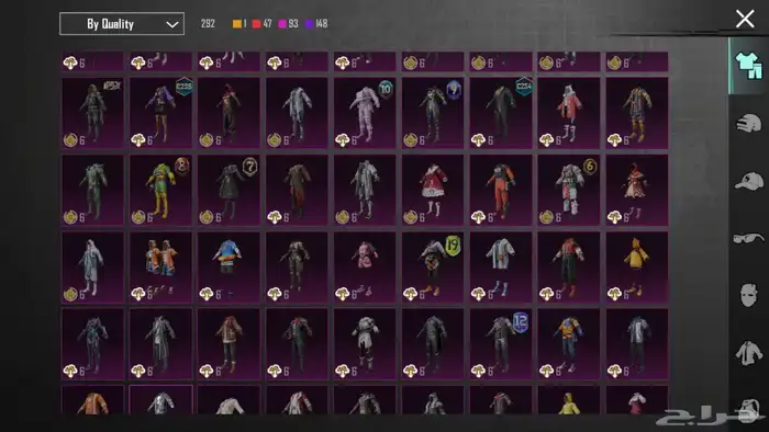 حساب ببجي الكوريه 6