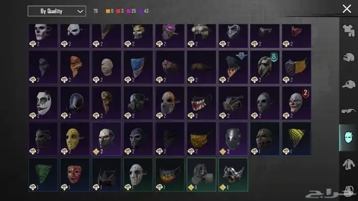 حساب ببجي الكوريه 10