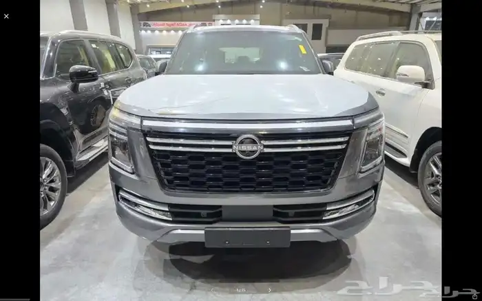 نيسان باترول بلاتنيوم 3800 cc تنفس طبيعي رمادي   ازرق كحلي 0