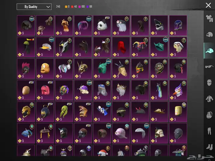 حساب ببجي قوي 25