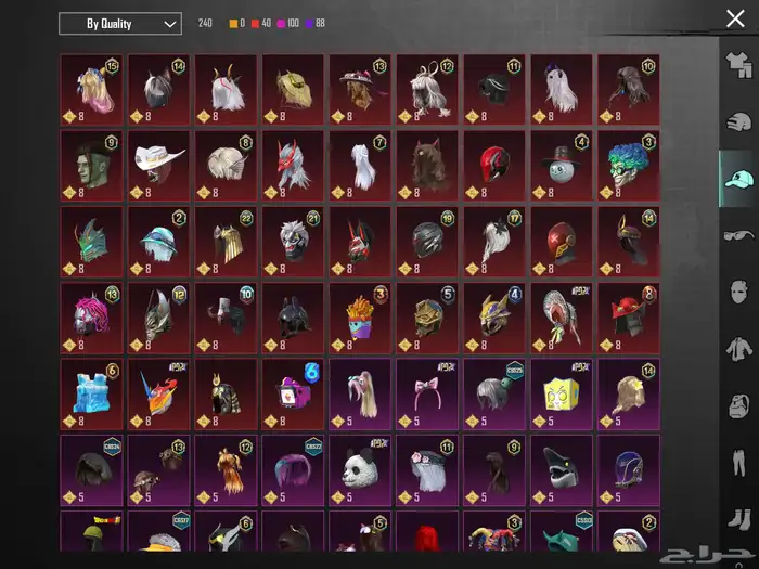 حساب ببجي قوي 24