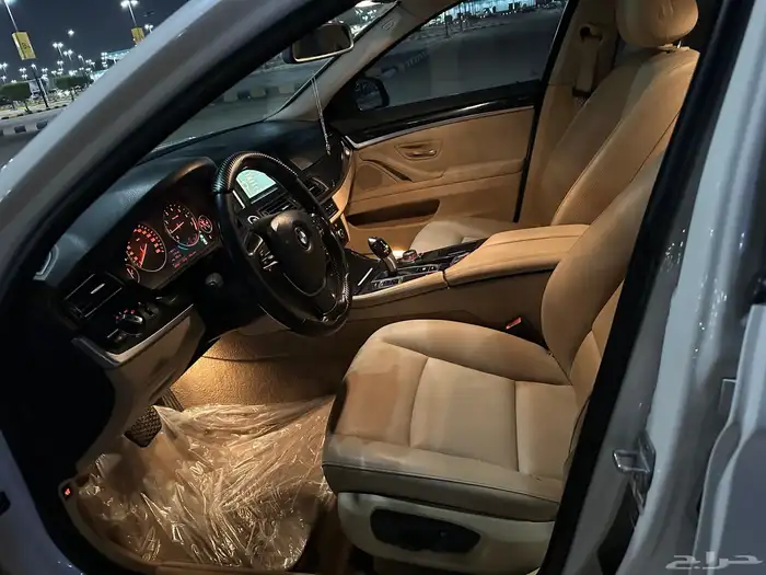 بي ام دبليو 528 أبيض  لؤلؤي 2014 نظيف جاهز للاستخدام 21