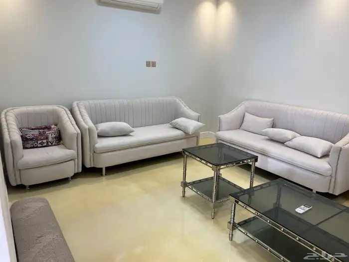 طقم كنب العدد 4قطع كبر و2صغر و3طولة 3