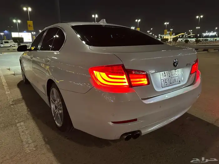 بي ام دبليو 528 أبيض  لؤلؤي 2014 نظيف جاهز للاستخدام 10