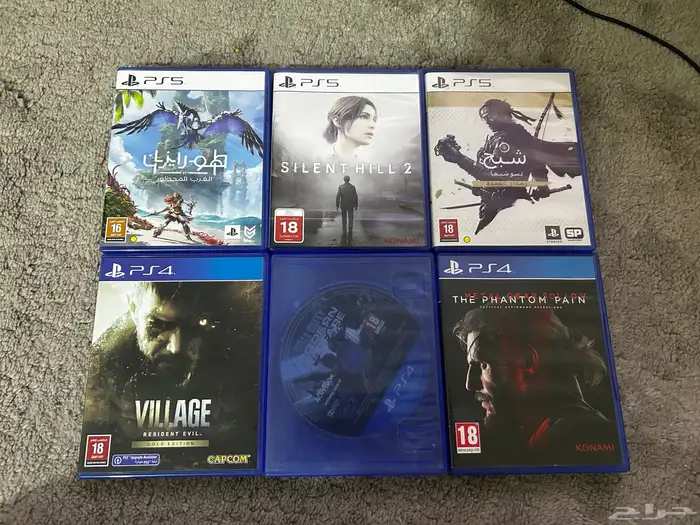 اشرطه ps5  ps4 0