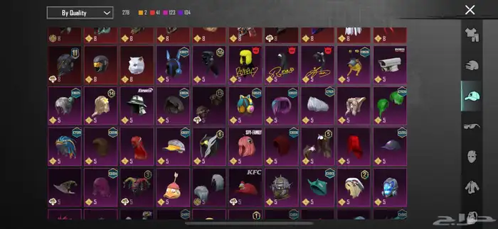 حساب ببجي 23