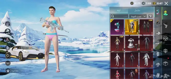 للبيع حساب ببجي لفل 87 1