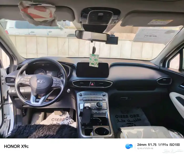 سنتافي 2021 فل كامل دبل فتحه سقف سبعه مقاعد تكيف خلفي 6