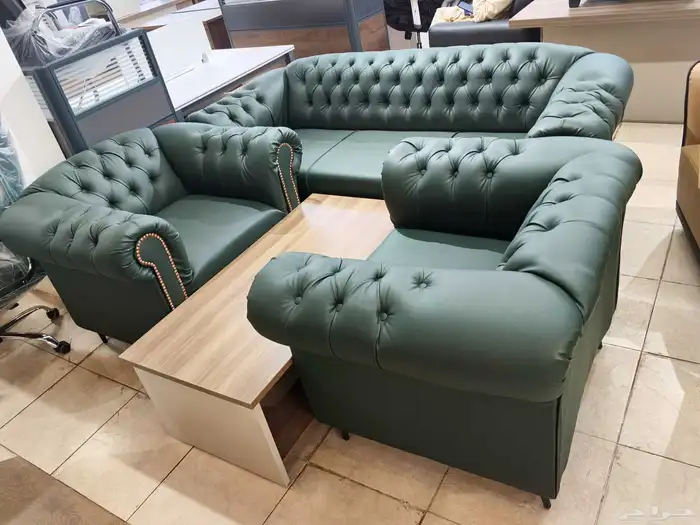 كنب مكتبي جديد تفصيل كل اشكال وطني و صيني Office Sofa Set 9