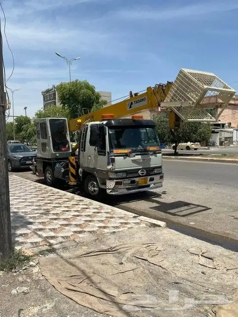 رافعه ونش كرين سبعه طن للايجار جميع انواع الاشغال العامه مكه 0