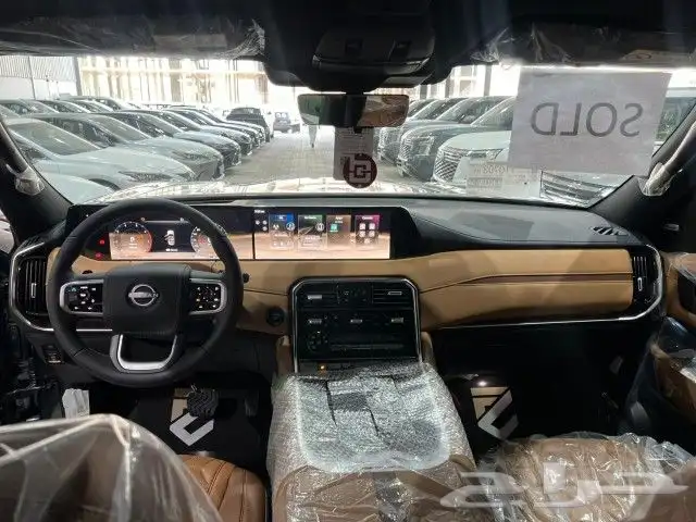 نيسان باترول بلاتنيوم تيربو 2026 زيتي سقف اسود 2