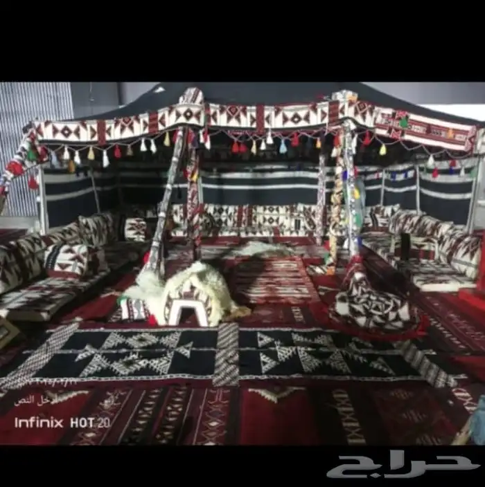 تاجير خيمات جلسات شعبيه والعاب جلسات مغربي قهوجيين كنب فرشات 3