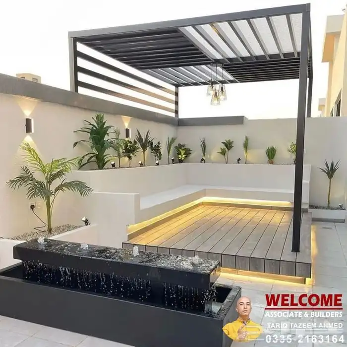 جلسات شتويه خارجيه حدايق منزليه 5