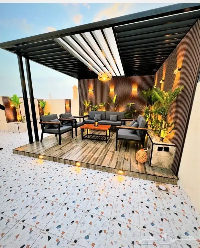 جلسات شتويه خارجيه حدايق منزليه 4