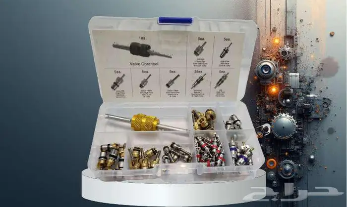 طقم مسمار بلف هواء مع مفك 0