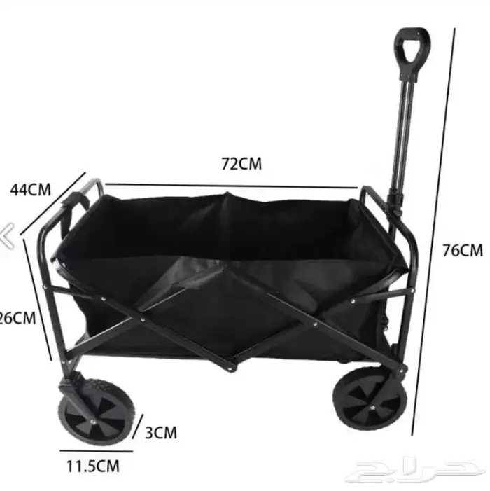 عربة رحلات قابلة للطي من رفيق الرحلة 1