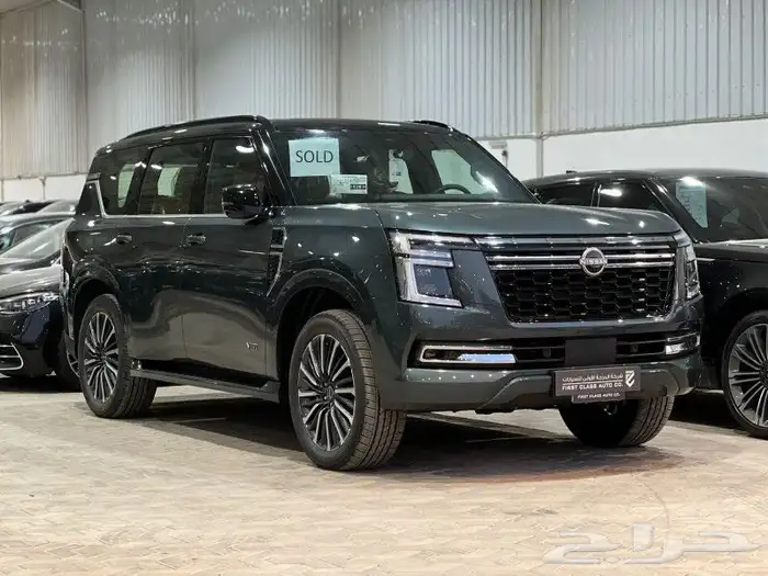 نيسان باترول بلاتنيوم تيربو 2026 زيتي سقف اسود 0