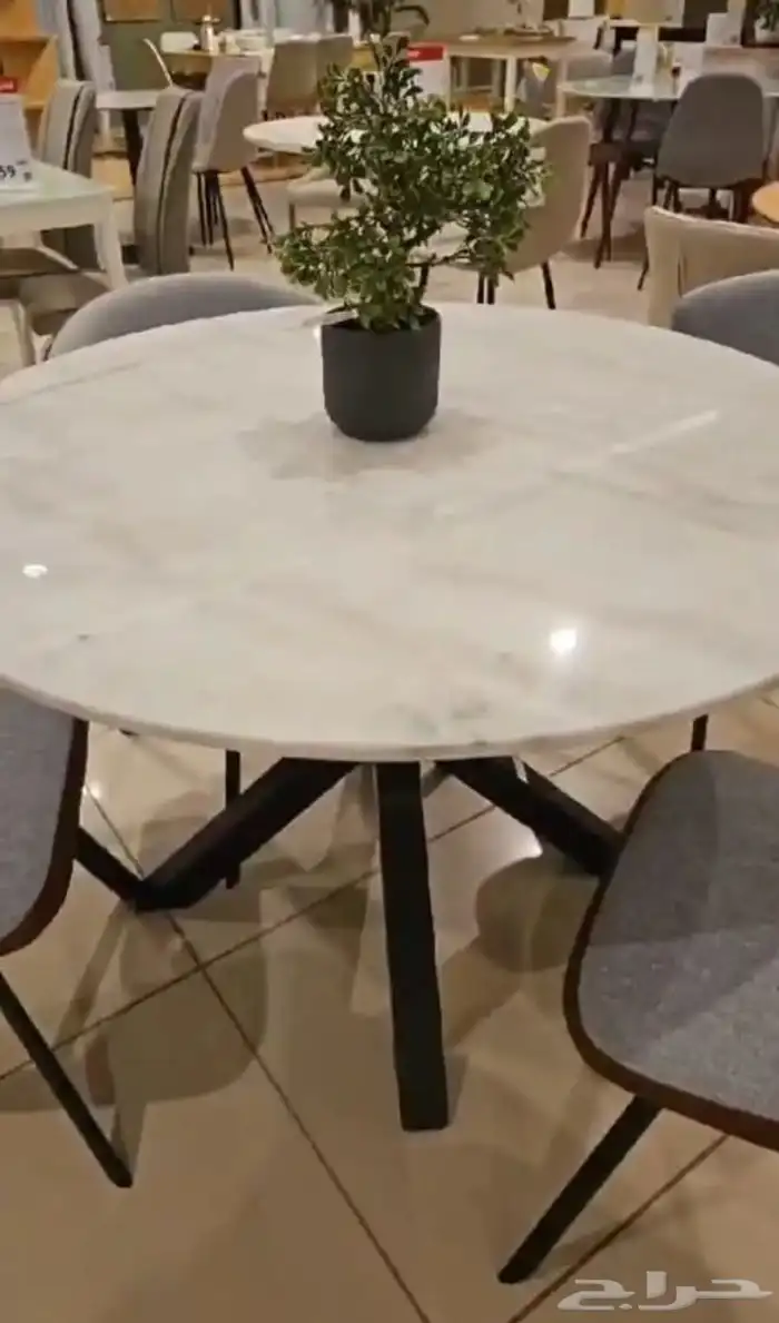 تصميم وتفصيل طاولات طعام ومكاتب رخام صناعي وطبيعي حسب الطلب 8