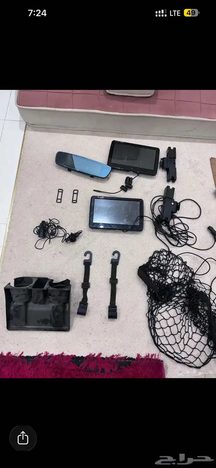 2 شاشة سيارات اندرويد وشاشة مع كميرا في المراية لاي سيارة 0