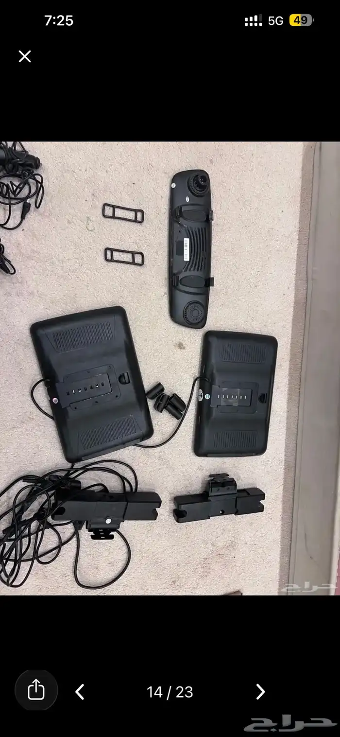 2 شاشة سيارات اندرويد وشاشة مع كميرا في المراية لاي سيارة 1