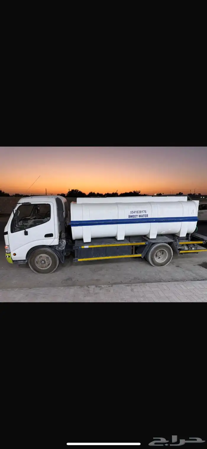 تنكر وايت ماء تويوتا موديل 2013 ديزل خزان فيبر نظيف 5