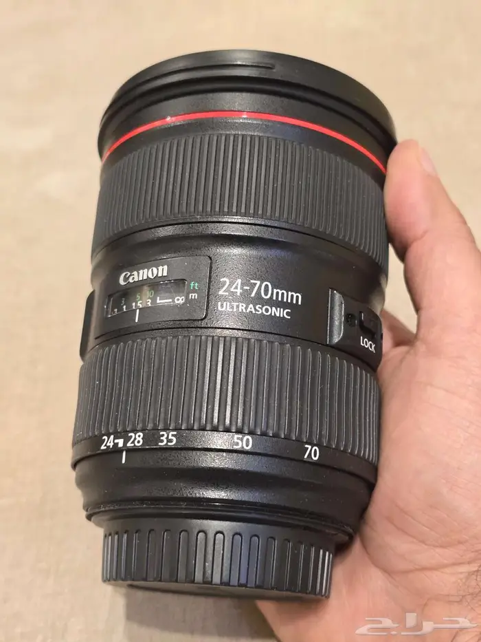 عدسة كانون 24-70 2.8 2