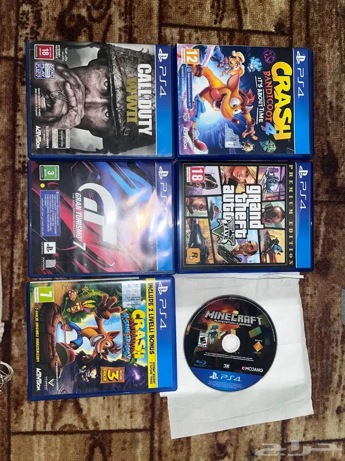 اشرطة العاب سوني 4 0