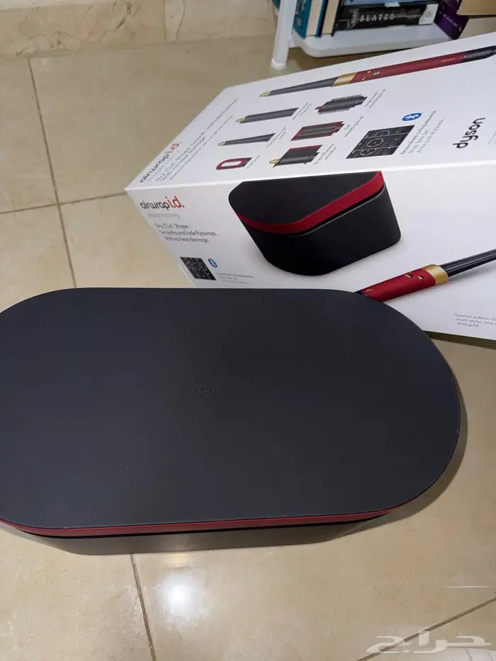 دايسون Airwrap i.d متعدد التصفيف والتجفيف   أحمر مخملي ذهبي 5