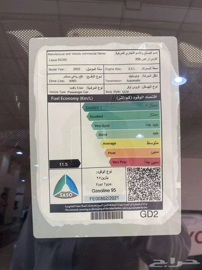 لكزس RX BB2022 4