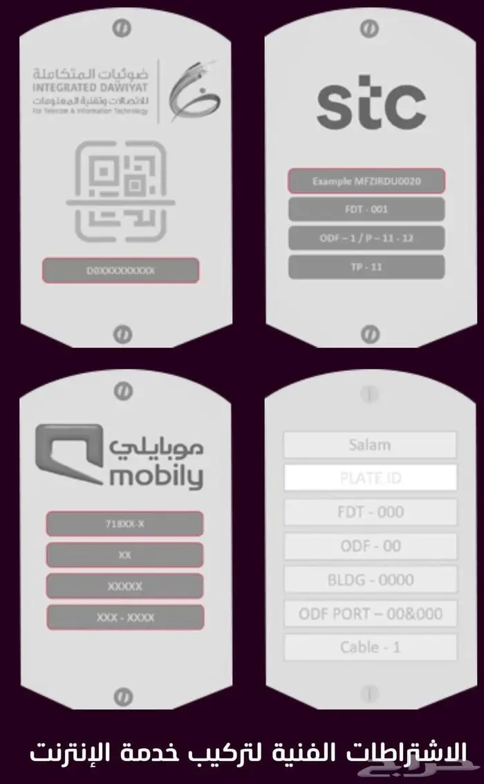 الياف بصرية فايبر سوا 4