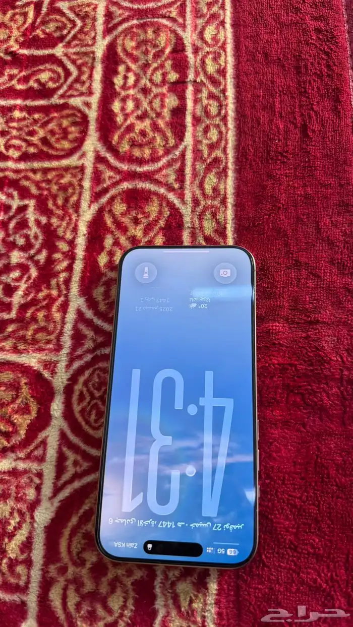 جوال أيفون 16 برو مكس اخو الجديد تتانيوم صحروي 4