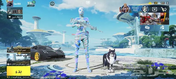 حساب ببجي الأحساء 8