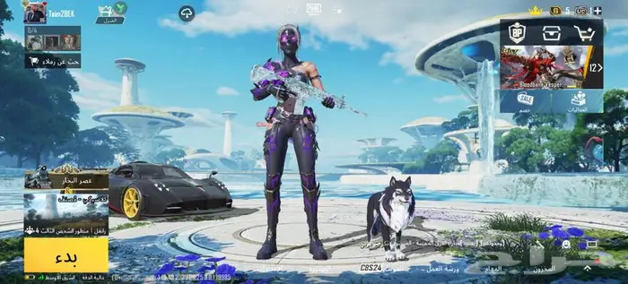 حساب ببجي الأحساء 25