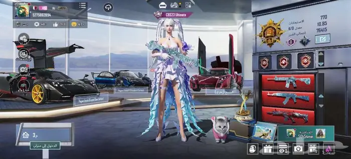 حساب ببجي الأحساء 62